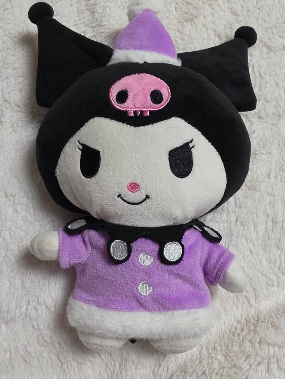 Sanrio Hello Kitty Friends Holiday Kuromi Plush 11" 2023 Purple Christmas Elf